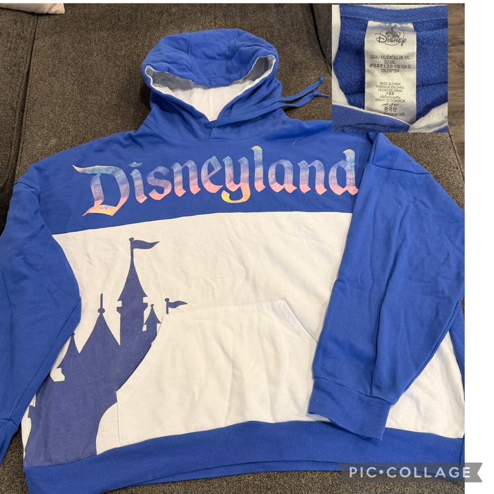 Disney Blue and White Hoodie